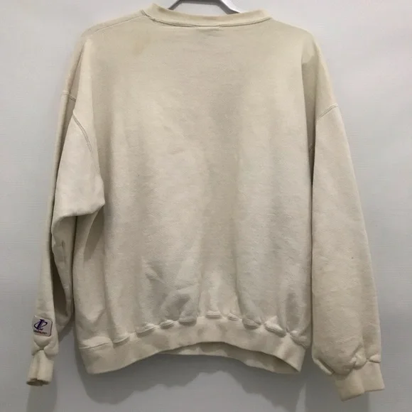 Super Bowl XX Vintage Cream Sweater Size L - Picture 4 of 11